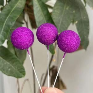 Mor Simli Küre Pasta Süsü